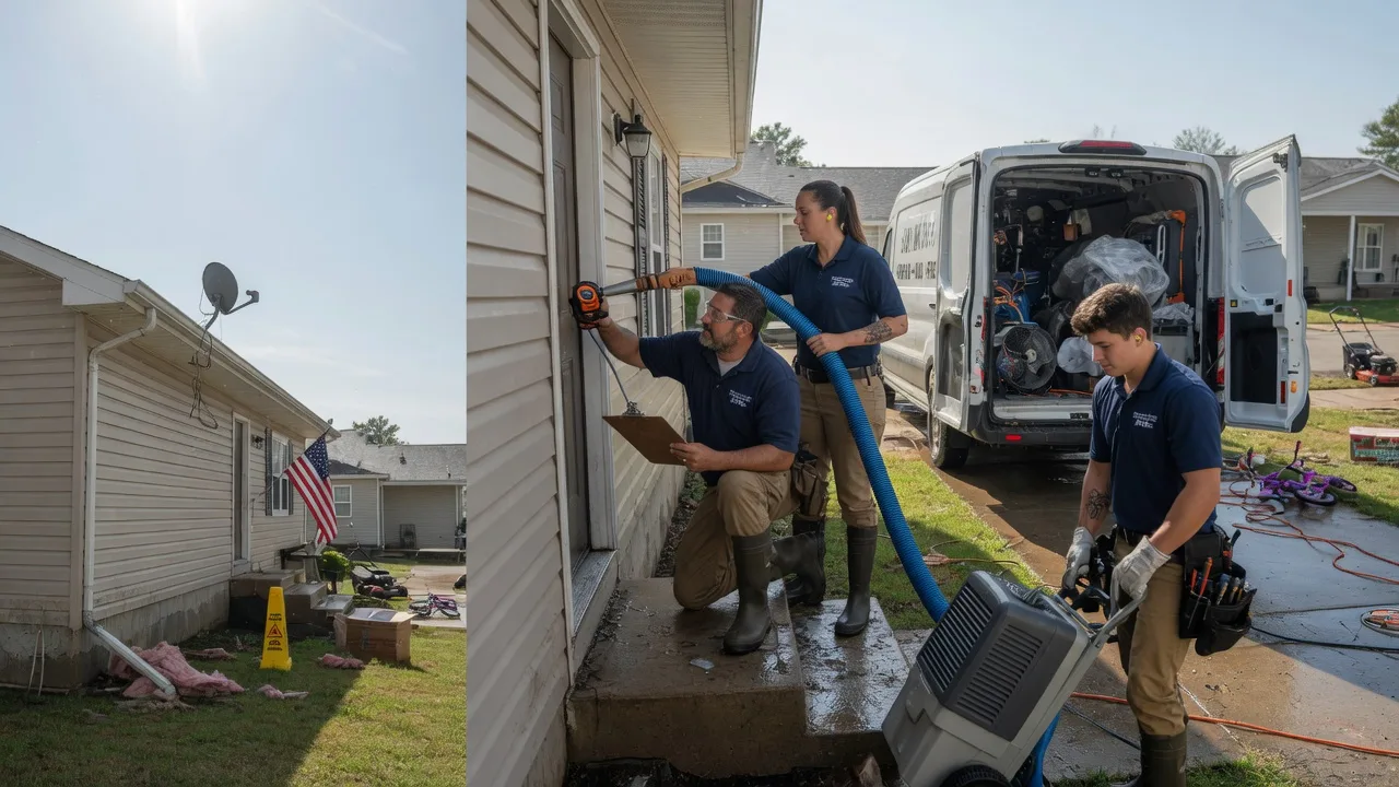 Ceiling Water Damage Restoration in Boons Camp, KY near me